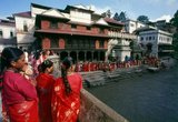 The three day Teej Festival is celebrated in Nepal and northern India and is traditionally observed by women. The festival is marked by fasting and prayers to Lord Shiva and the goddess Parvati asking them to bless their marriages and to ensure a long life for their husbands.<br/><br/> 

The most revered Hindu site in Nepal is the extensive Pashupatinath Temple complex, five kilometres east of central Kathmandu. The focus of devotion here is a large silver Shivalingam with four faces of Shiva carved on its sides, making it a 'Chaturmukhi-Linga', or four-faced Shivalingam. Pashupati is one of Shiva’s 1,008 names, his manifestation as 'Lord of all Beasts' (pashu means 'beasts', pati means 'lord'); he is considered the guardian deity of Nepal.<br/><br/> 

The main temple building around the Shivalingam was built under King Birpalendra Malla in 1696, however the temple is said to have already existed before 533 CE. In 733 CE, King Jayadeva II erected in its precincts a stone tablet which chronicled all the kings of Nepal, beginning with the sun god. During the Muslim raids of 1349 the temple was largely destroyed, but in 1381 Jayasinharama Varddhana of Banepa restored it. Further renovations were conducted towards the end of the Malla period, and the latest extensive improvements were made in 1967.<br/><br/> 

Since the temple's inception, all the rulers of Nepal have taken great pains to pay their respects to it, to make donations, and to finance extensions.