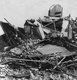 USA: The 1900 Galveston Hurricane. St. Lucas Terrace, under ruins 80 bodies were found after this photograph was made', 1900
